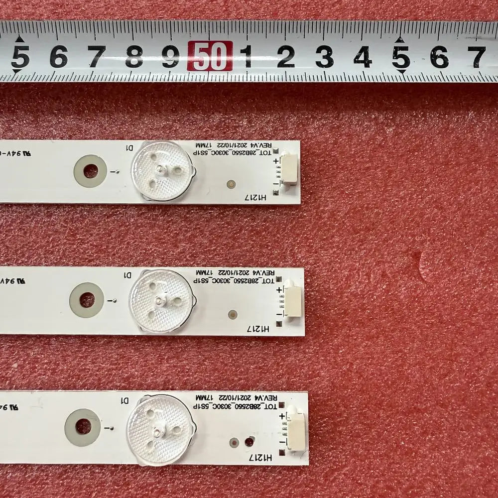 Kit 3pcs 5LED LED Backlight Strip For TV H28V9900 H28VPP00 4C-LB280T-YH2 YH1 TOT-28B2550-3030C-5S1P 006-P2K2071A LT-28T405R