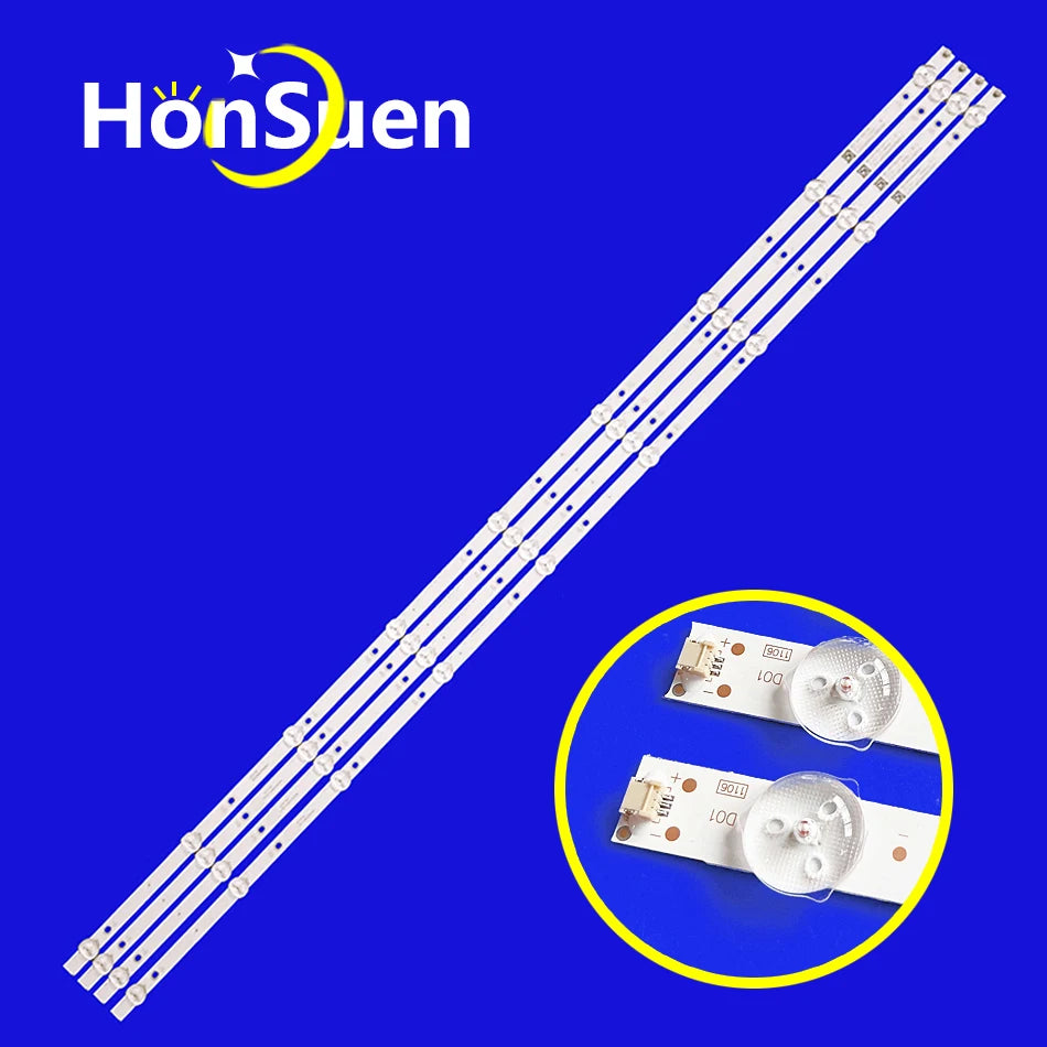 LED for 50PUF6033 50PUF6093 50PUF6132 50PFS5803/62 50PUF6112/T3 02D500409000-X1 RF-AZ500E30-0901S-08 CEJJ-LB500Z-9S1P-M3030-H-1
