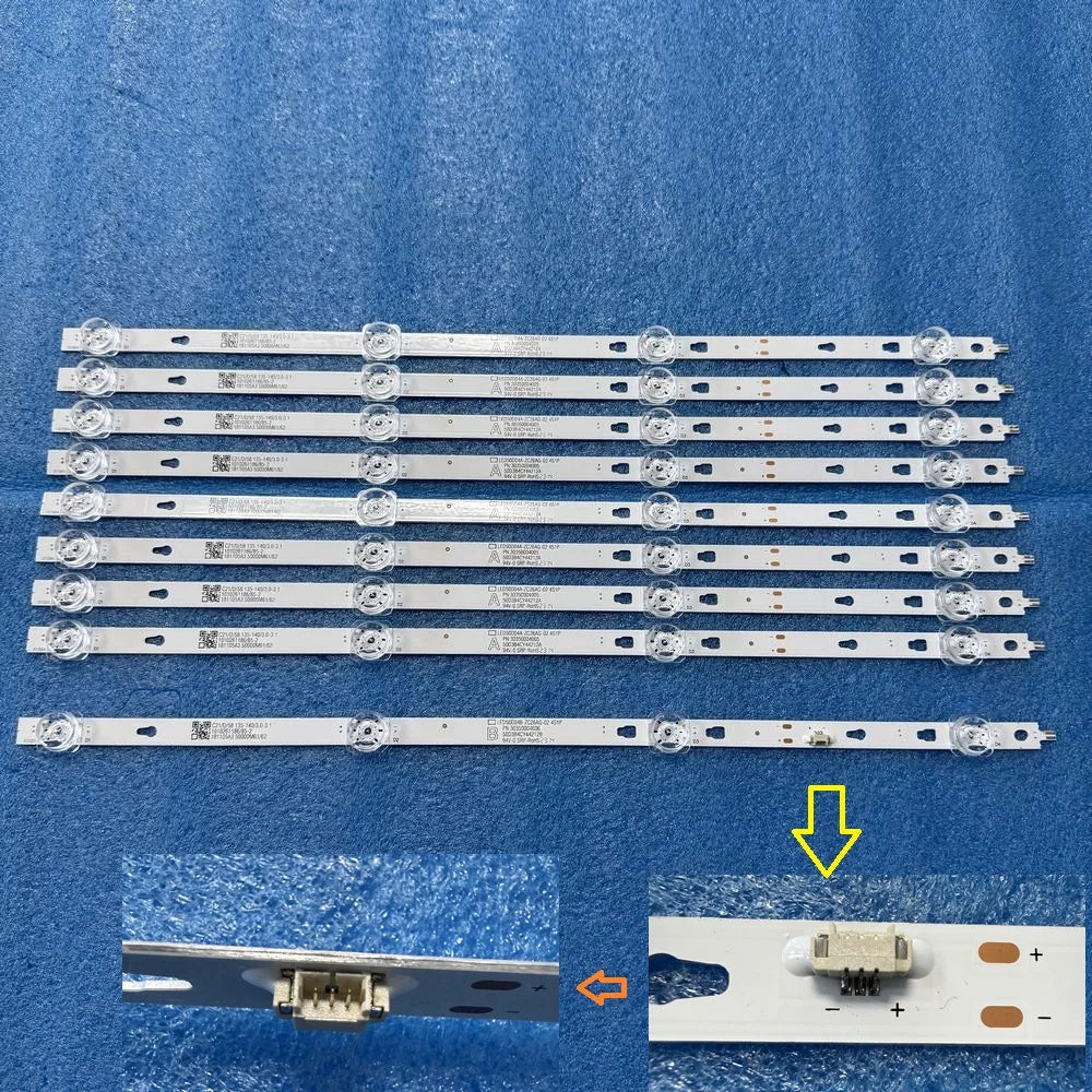 LED Backlight strip For Haier LED49K6500 JVC LT49MAW598 ONN 100007147-CA 0NN100012585 LED50D04AZC26AG02E