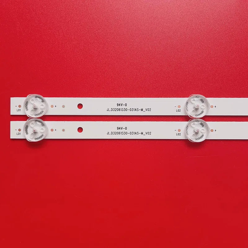 2PCS LED strip BBK 32LEX-7171 32LEM-1071 EX-32HT002B 32LF1210 VHIX-32F102TSY VHIX-32F102TSY 32YST5970 HRS_SQY32A114_2X6_2W_MCPCB