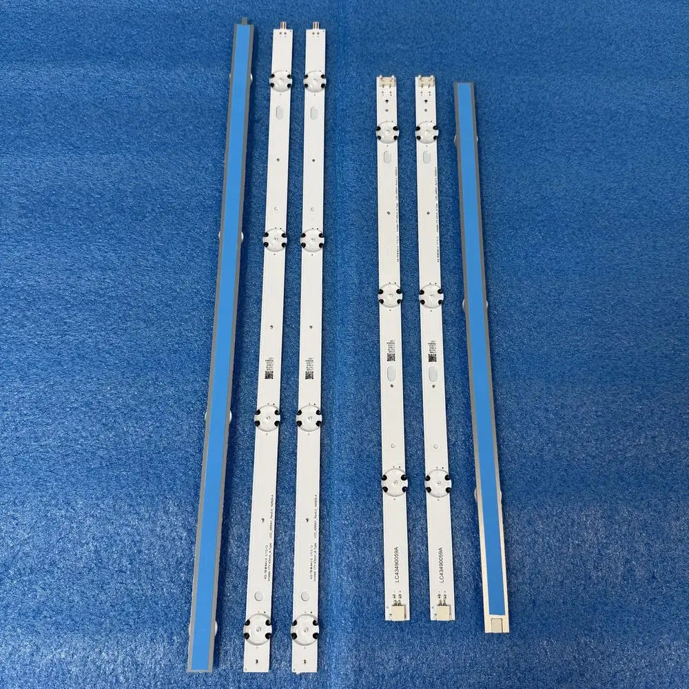 3pcs/set LED backlight strip Bar for 43UM7000PLA 43UM7100PLB 43UM71007LB 303LG430004 LG43D07-ZC31AG-05 7S1P LC43490089A