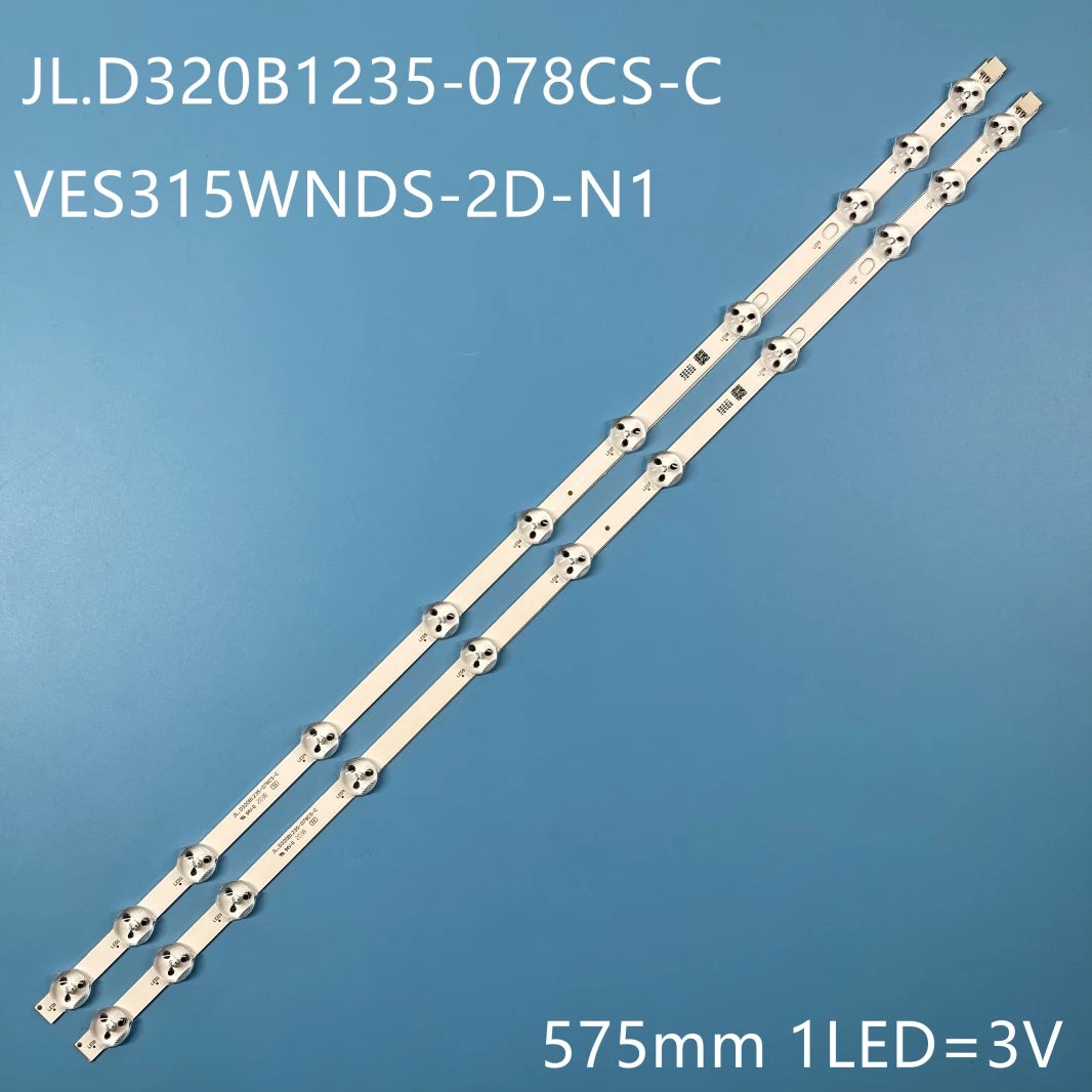 11 LEDS Backlight Strip For Finlux 32H6072-D 32H7072DT 32HBD274B-N FLD3222/1 Bars Kit TV LED Band Innotek 32" NDV REV0.0 REV1.1