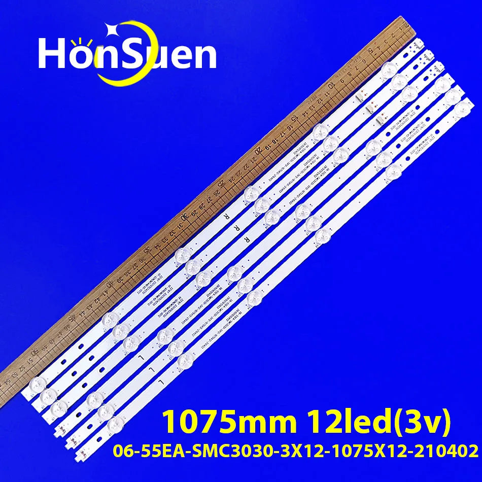 LED 06-55EA-SMC3030-3X12-1075X12-210402 261501012402 230101029870 55D3503V2W12C1B107512M For L55M7-EA L55R8-A HTA-55UHD11B-HH24