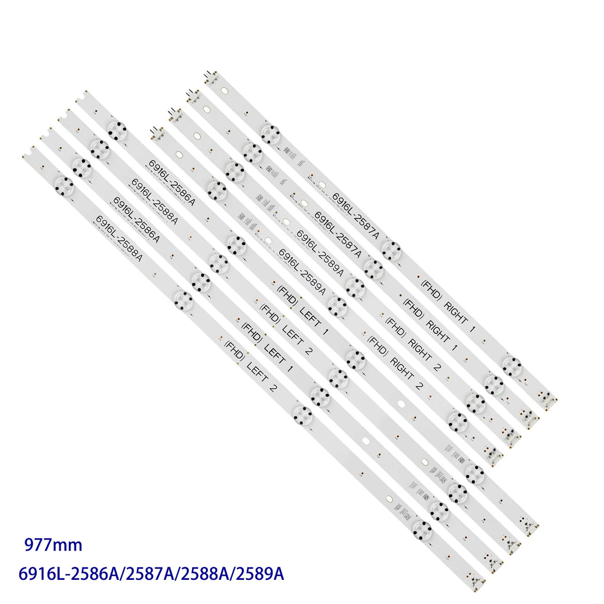LED backlight strip for 6916L-2709A 2710A 2711A 2712 49LH5100 49LJ510M 49LH570 49LH595V 49LH595T 49LH510V 49UH650 49UH610V-ZB
