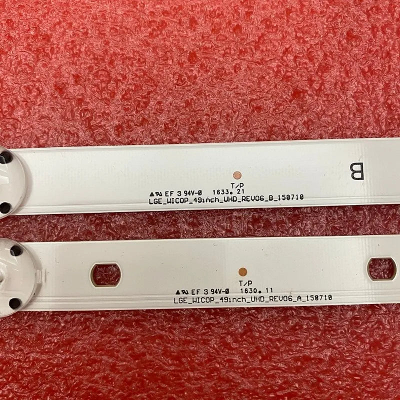 8pcs LED Strip for TV 49UH603v-ze 49UH619V 49UH610A 49UH6100 49lf5100 49UH6030 49UF640V 49UF6407 49UH6507 49uf6409 49LF510V