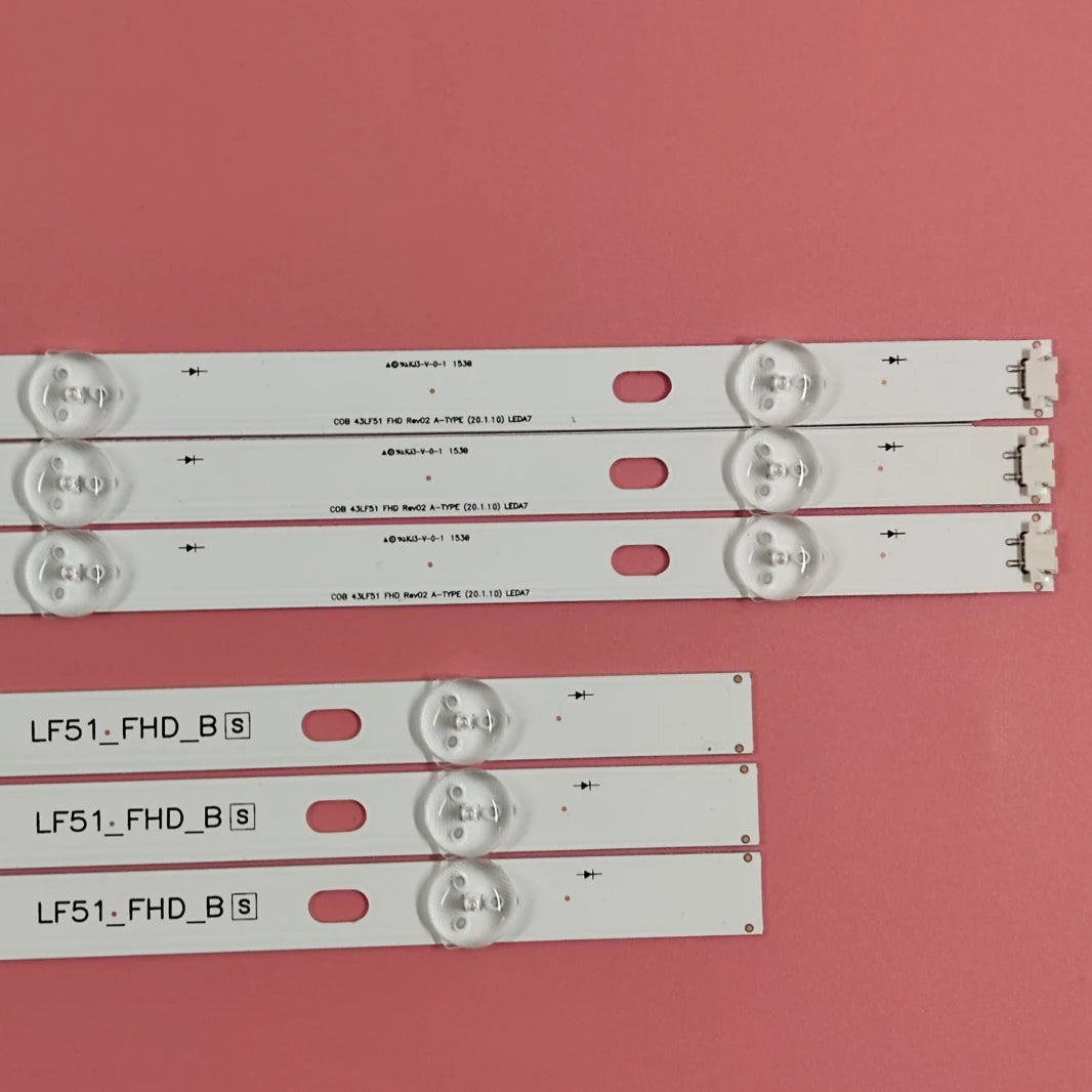 LED Strip For  43LH5100 43LH5700 43LF510V LF51_FHD_A LF51_FHD_B 6916L-0962A 6916L-0962B WICOP_FHD 43INCH_REV00_A/B_150511