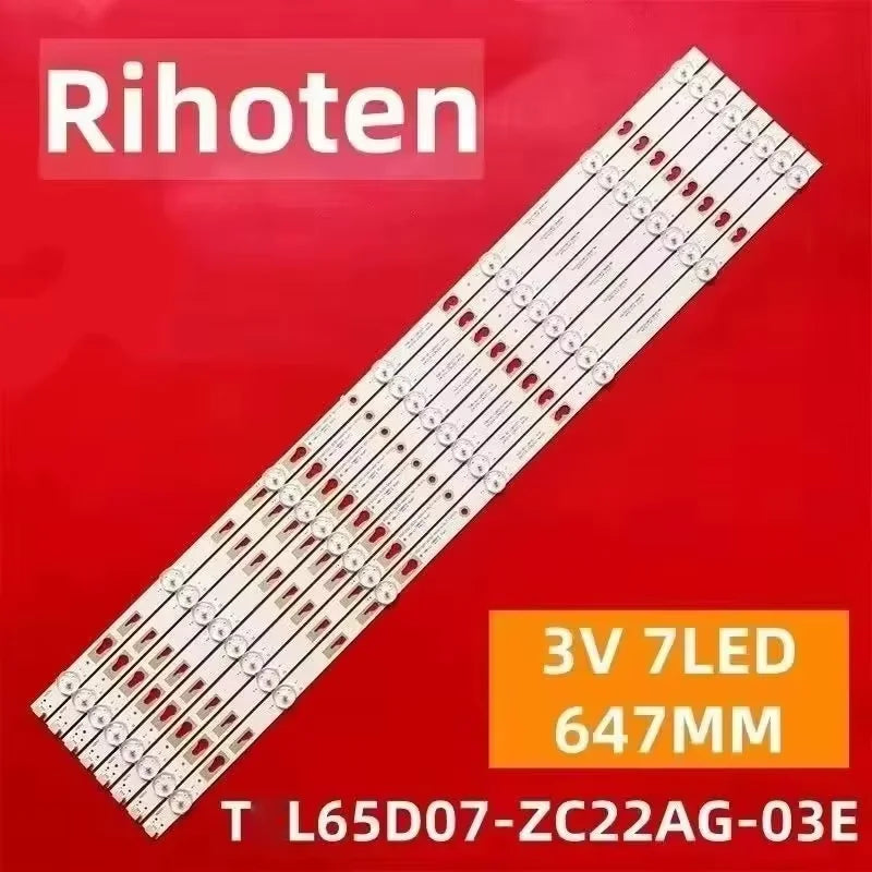 LED backlight for 65pfl5765/f8 Tc/l65d07 65hr332m07a3 65up7000pua 65up7000 L65M5-4C 65D1200 3030 649X14 8X7 YHB-4C-LB650T-YHA