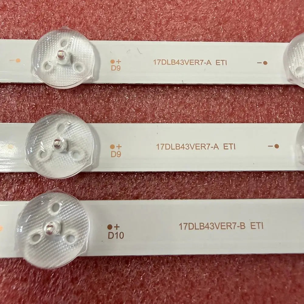 LED Strip For 17DLB43VER7-A LUXER LUX0143008 VES430QNDL-2D-N91 JVC LT-43CF890 E43UHDHDRS3Q 43HAK6150U Panasonic TX-43HX580B