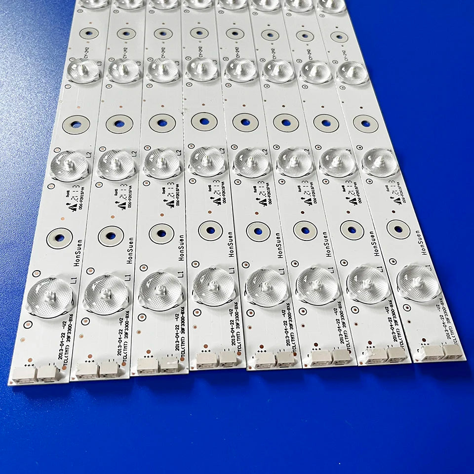8PCS LED Backlight strip for TCL(TMT) 39F3300-8X6 4C-LB3906-YH1 Ph39f33dsg Ph39f33 Ph39f33d 6V