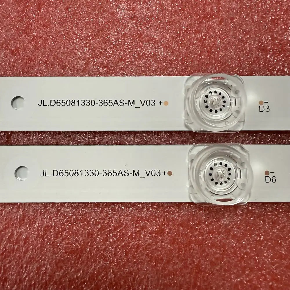 6pcs/set LED Bar for Toshiba 65U3800C 65U800C 65U8000C TCL 65D6-6X8-3030-LX20180521 65S421TKAA 65S421TIAA 65S421TCAA 65S421LFAA