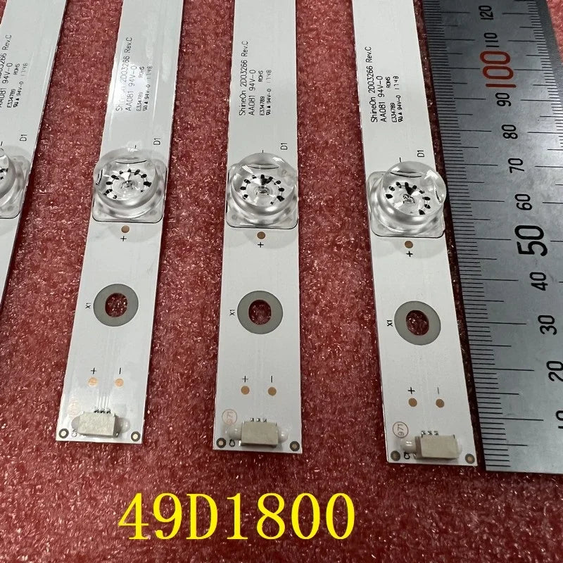 LED Backlight Strip For Toshiba 49U7750VE U49T8800TN 49D18004X-9 49HR332M04A3 49D1800 Panasonic TC-49FX500p Daewoo 49 U49V880BTA