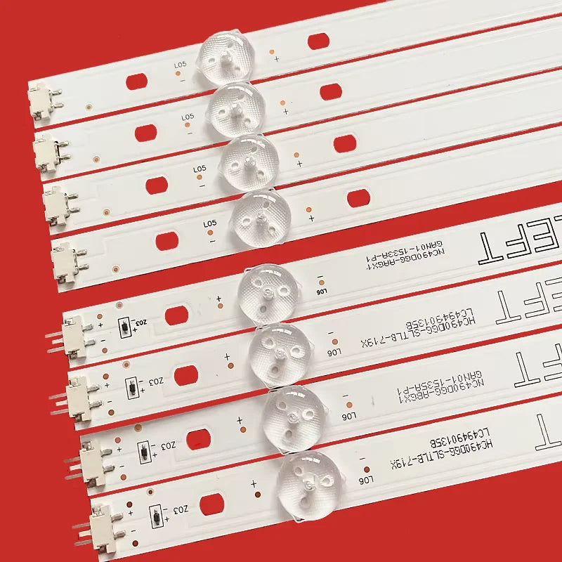 LED strip for 49UM7300 49UM7400 49UM7100 49UJ6300-UA 49UJ630V-ZA 49UJ6350-UC NC490DGG-AAFX1-41CA GAN01-1255A-P1 GAN01-1256A-P1