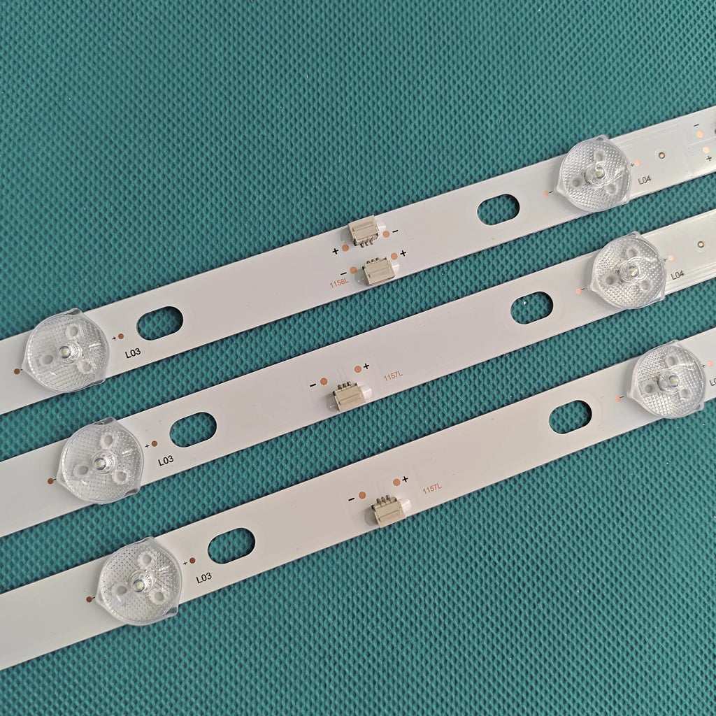 LED Backlight strip 8 lamp  43LEM-1043/FTS2C 43LEM-5043/FTS2C 43LEX-5058/FT2C JS-D-JP43DM-A81EC B82EC E43DM1000 MCPCB