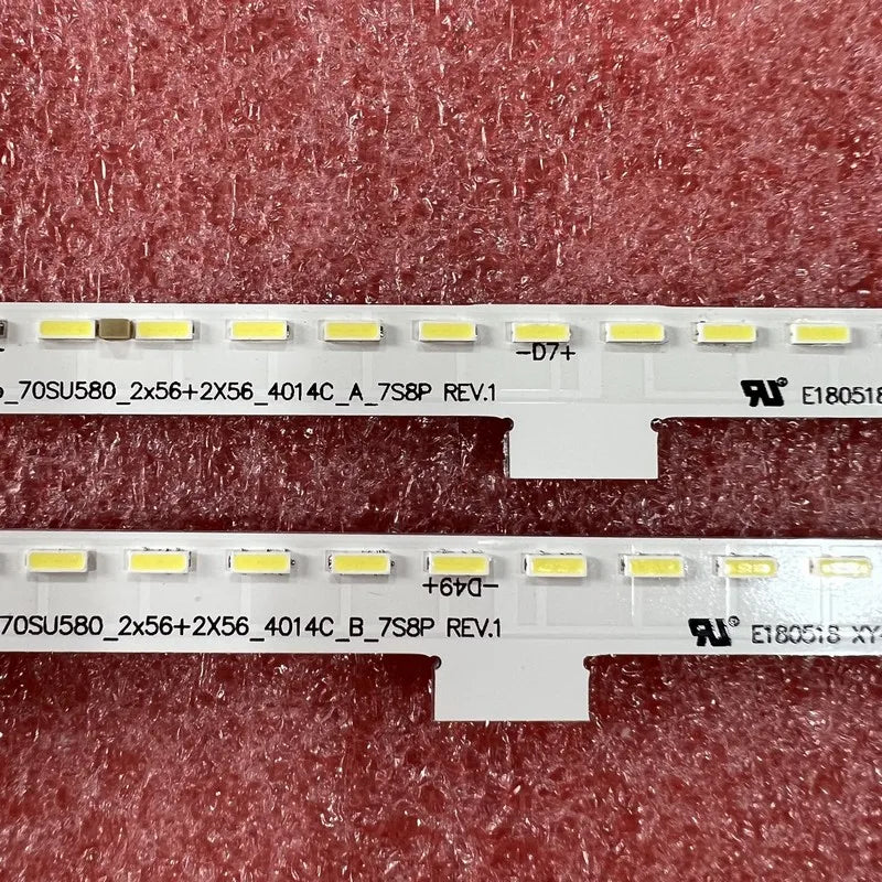 LED Backlight Strip For Sharp LC-70UI9362K LC-70UI9362E 4T-C70AMZA TV 70SU580 2X56 4014C A 7A8P