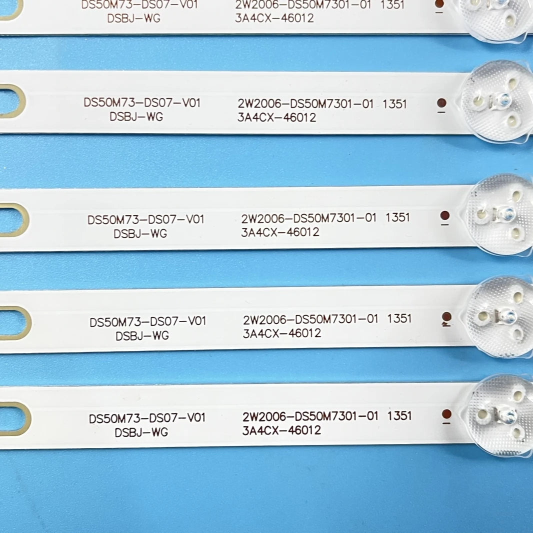 10pcs LED Backlight strip for NES0NS 50F570T2 AKAI AKTV505 TI4910DLEDDS C50ANSMT-4K DS50M73-DS07-V01 DSBL-WG 2W2006-DS50M7301-01