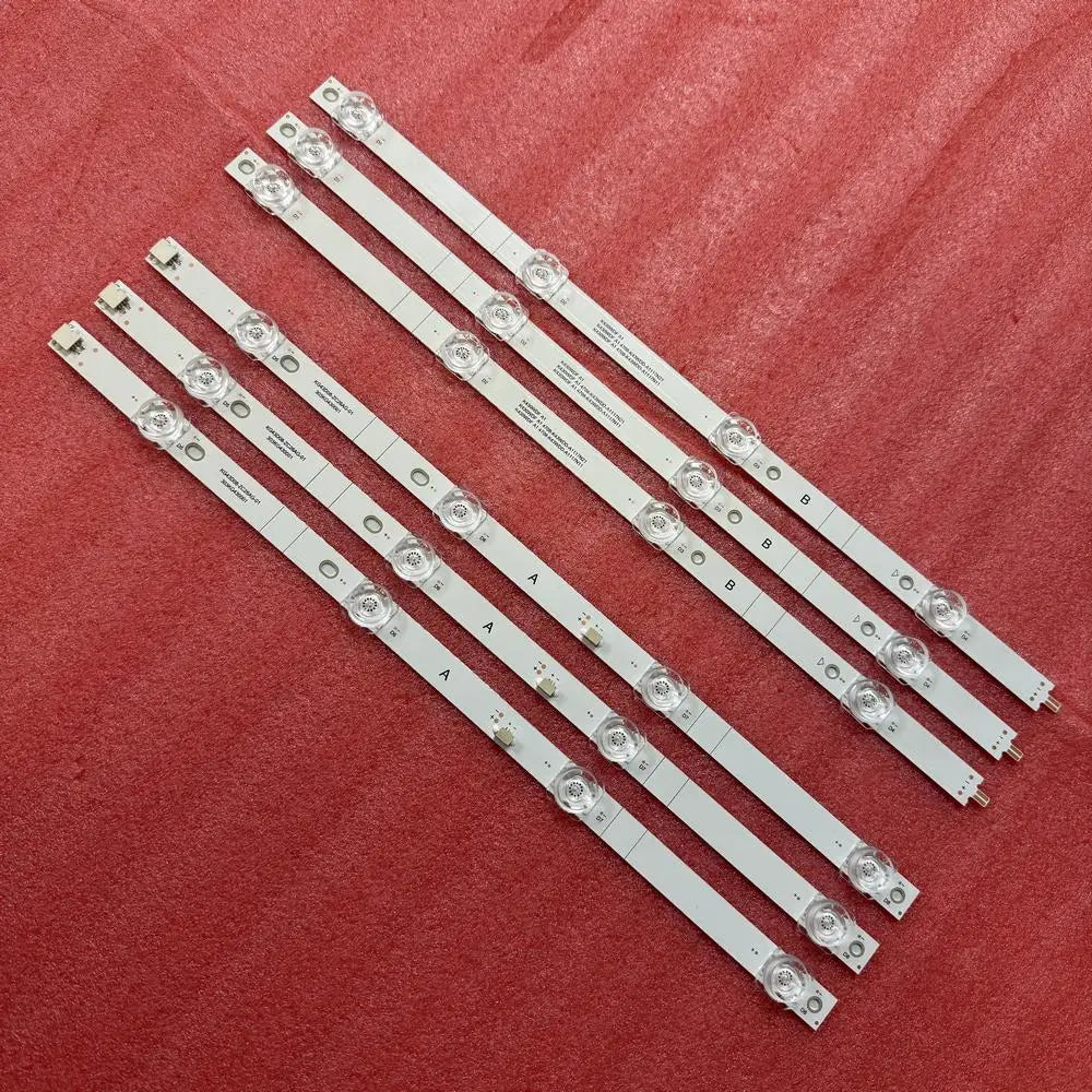 3pcs/set LED Backlight Strip 8LED For RCA 303KG430001 K430WDF A1 RTR4360-E-US A1RHOR435