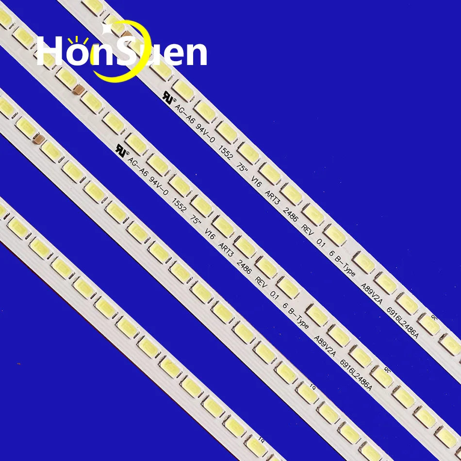 LED Backlight strip For 75UH8500 75UH6550 75UH6550-UB 75SJ8570-UB 75SJ857A LC750EQF FJ F1 6922L-0184A 75 V16 ART3 2486 2487A