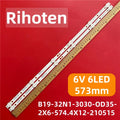 LED for Sansui 32 Smx32v1ah B19-32N1-3030-OD35-2x6-574.4x12 Starwind SW-LED32SG301 SW-LED32BG201 32LEX-7272/TS2C TF-LED32S14T2S