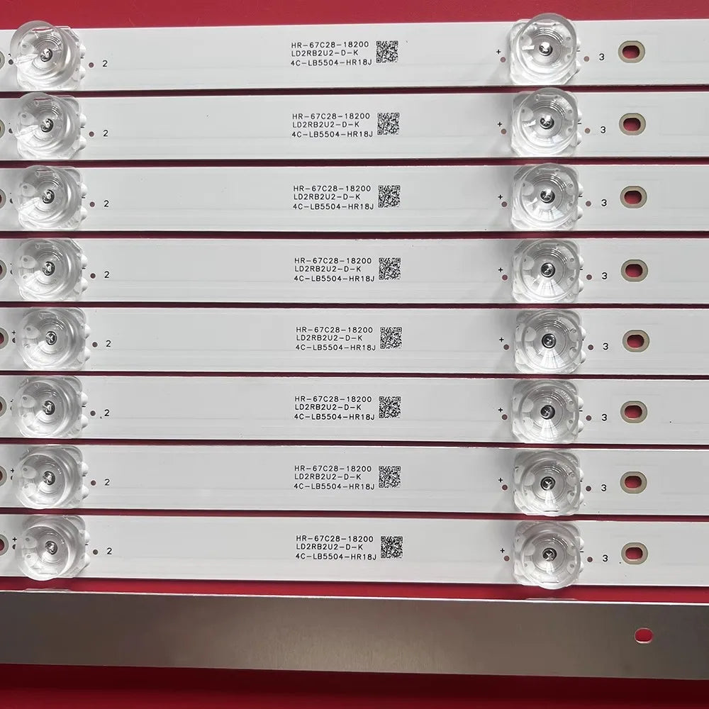 LED Backlight strip for LED55D2900S L55P3CUS 55BC7600 55U6780C 55P65US 4C-LB5504-HR17J 4C-LB5504-HR18J 55HR330M04A5 55HR330M04B5