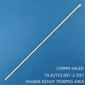 LED Backlight Strip For 420TA05 SLED 42LS561T  innotek 42INCH 7030PKG 64EA 420TA05 42LS560T 42LS5600 42LH3000 42LF11-UA 42RV600E