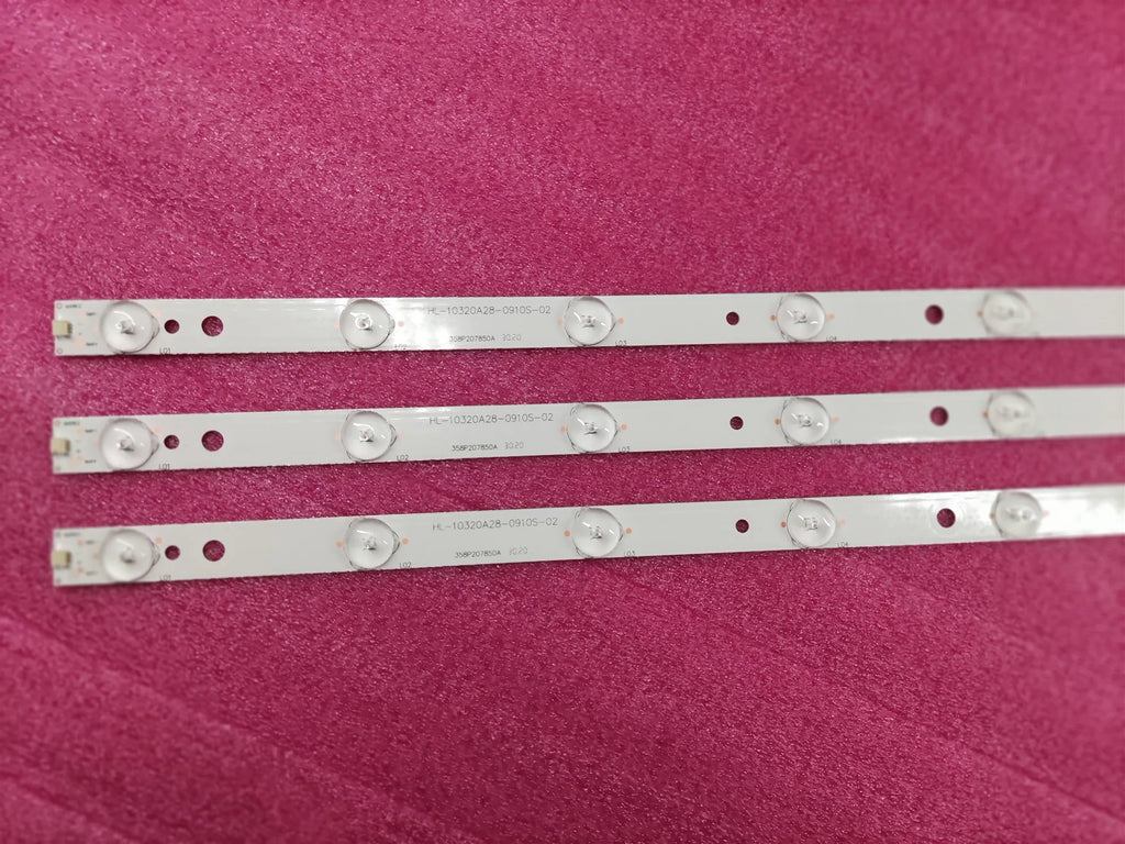 1lot=3pieces 9lamps for B2232 LED32HD320 led backlight HL-10320A28-0901S-02 358P207850B B32A147 B2232 B32A14 B32A147TCHD