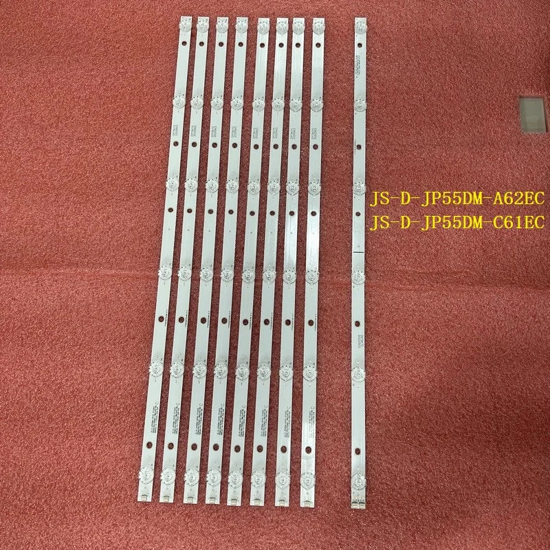 LED Backlight Strip(9) For BBK 55LEX-8158/UTS2 AKTV JS-D-JP55DM-A62EC C61EC 55DM1000/600MA-2BIN 55DM1000/300MA-ABIN/FHD ND55K400
