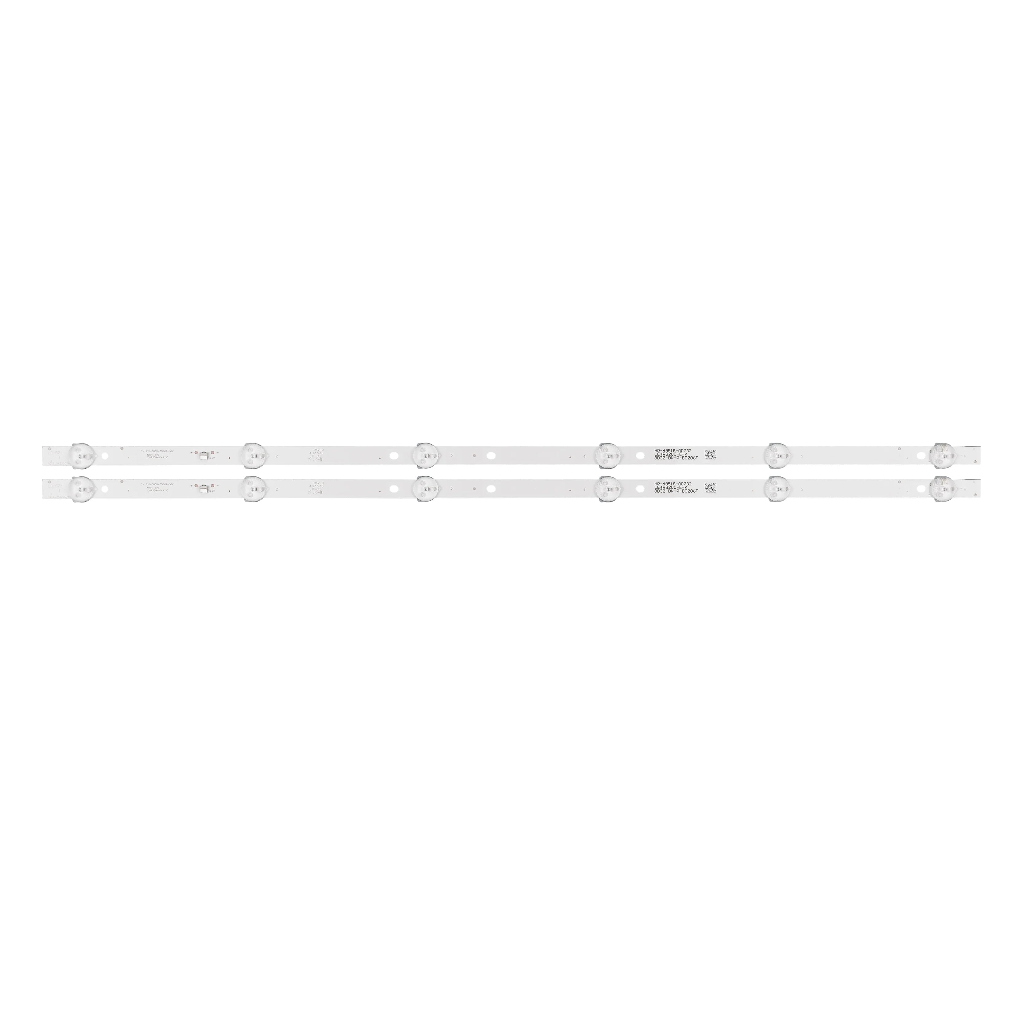 580mm 6V LED Backlight strip for POLARLINE 32LH7010T 32PL54TC  32HR330M06AA V5 CY 2*6-3030-300MA-36V 32DN 6*2