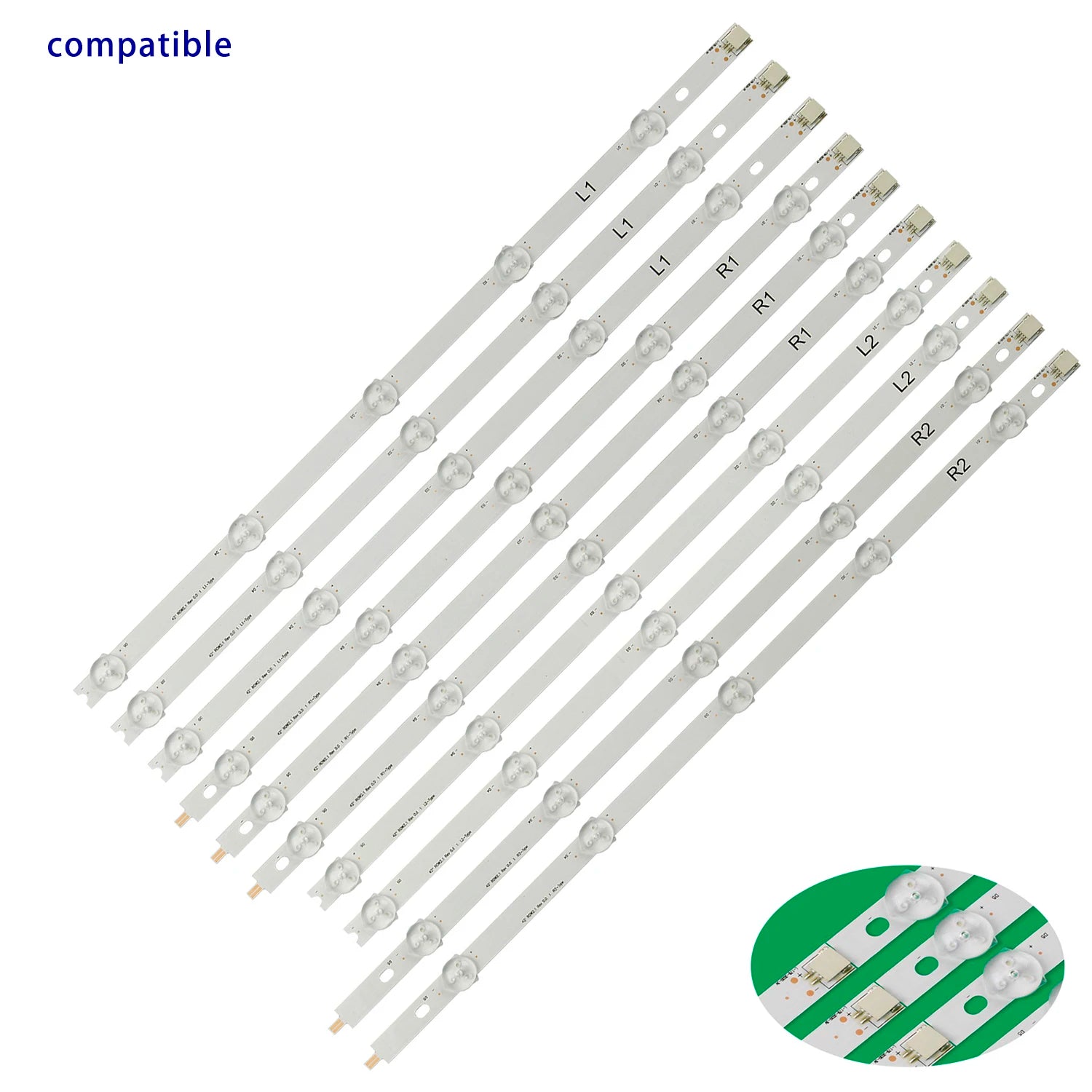 New original LED Backlight strip For 6916L-1338A 6916L-1339A 6916L-1340A 6916L-1341A 42LN5300 42LN5710 42LN540S-R2 LC420DUE