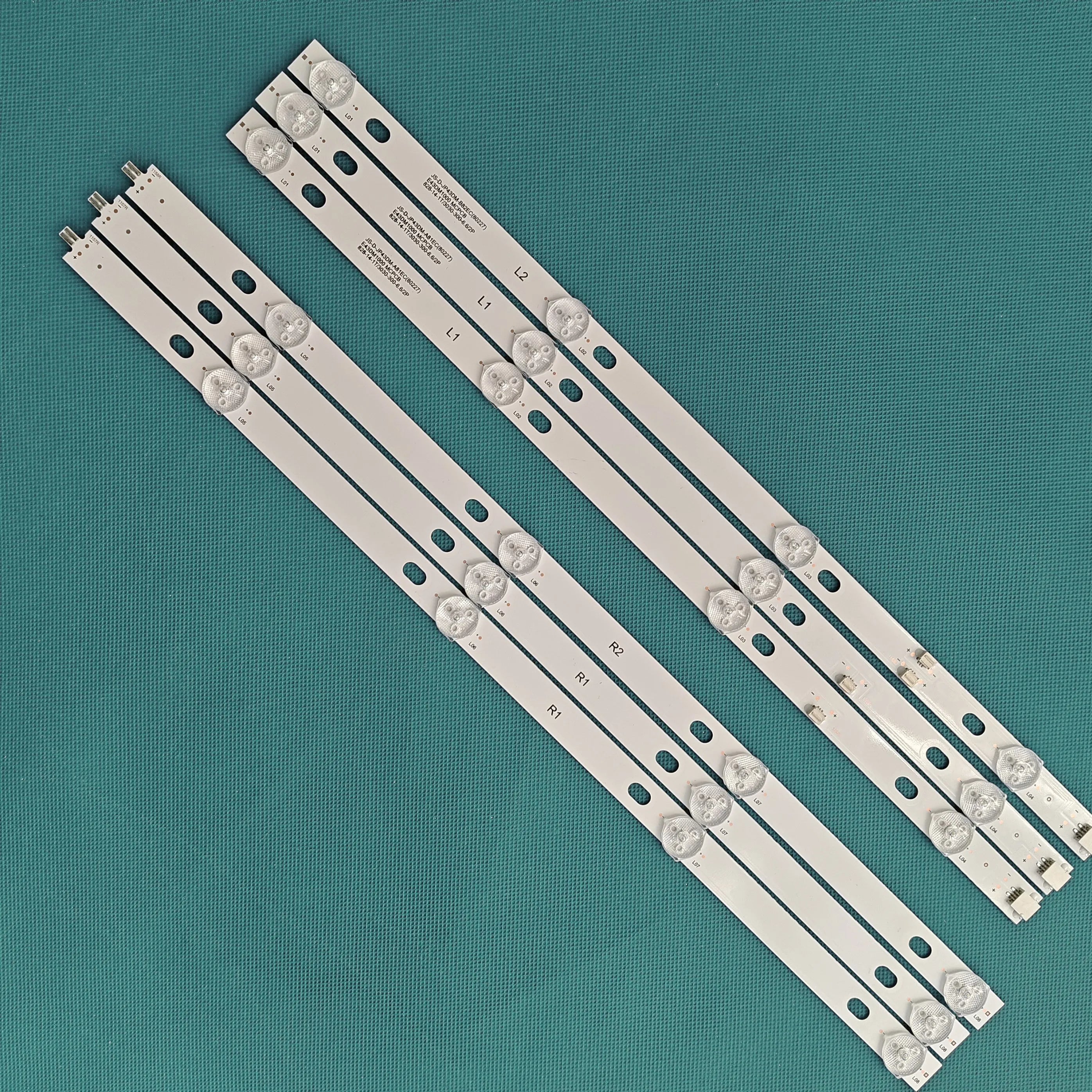 LED Backlight strip 8 lamp  43LEM-1043/FTS2C 43LEM-5043/FTS2C 43LEX-5058/FT2C JS-D-JP43DM-A81EC B82EC E43DM1000 MCPCB