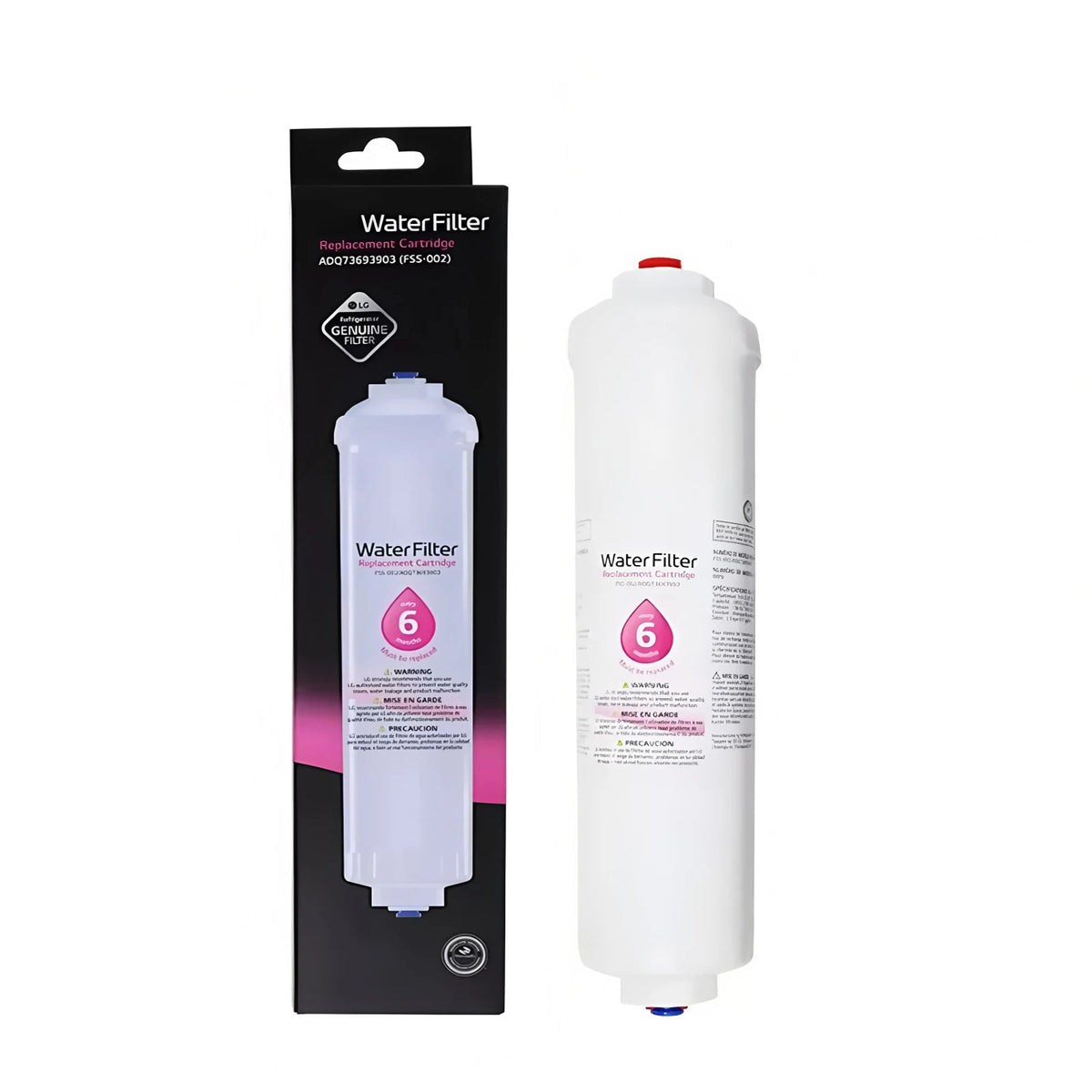 ADQ73693903 Water filter fittings for ADQ73693901 736939 external filter of refrigerator water purifier filter core
