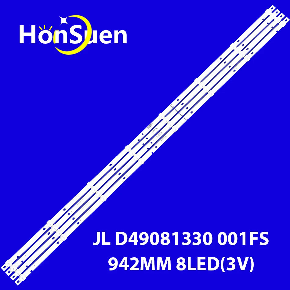 New 4pcs LED RF AZ490E30 0801S 10 A5 A4 Shine On M08 SL49030 0801 0801N JL D49081330 001ES M 001BS 001FS 49S367BF TH 49GX650K