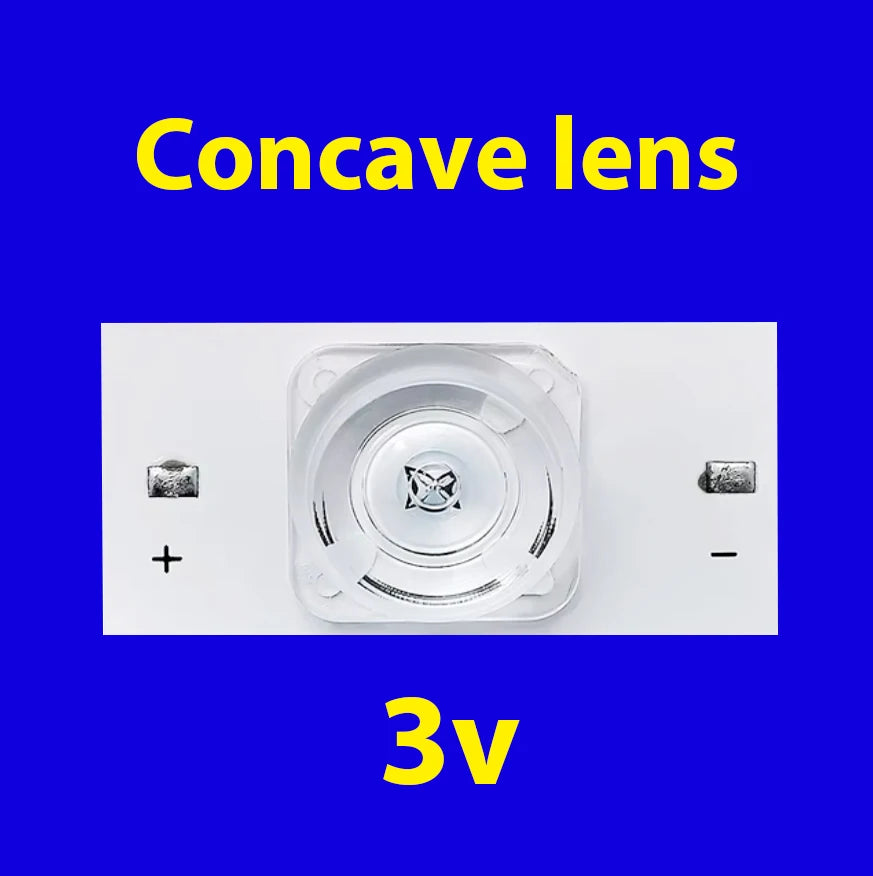 3V 6V SMD Lamp Beads With Optical Lens Fliter for 32-75 inch Aluminum LED TV Repair LED Backlight Strip Accessories