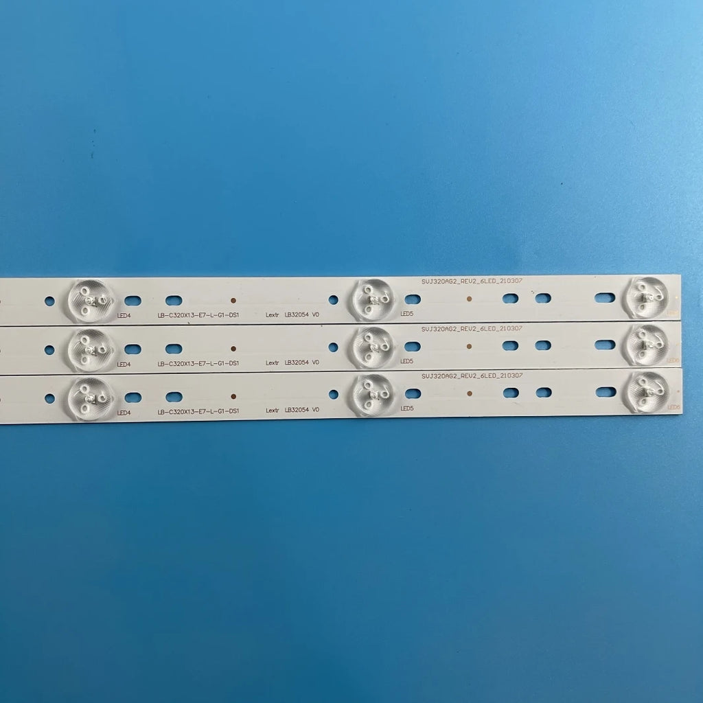LED TV Illumination For BBK 32LEM-3081/T2C LED Bar Backlight Strip Line Rulers SVJ320AG2-Rev2-6LED-130307 LB-C320X14-E11-H-G1-SE