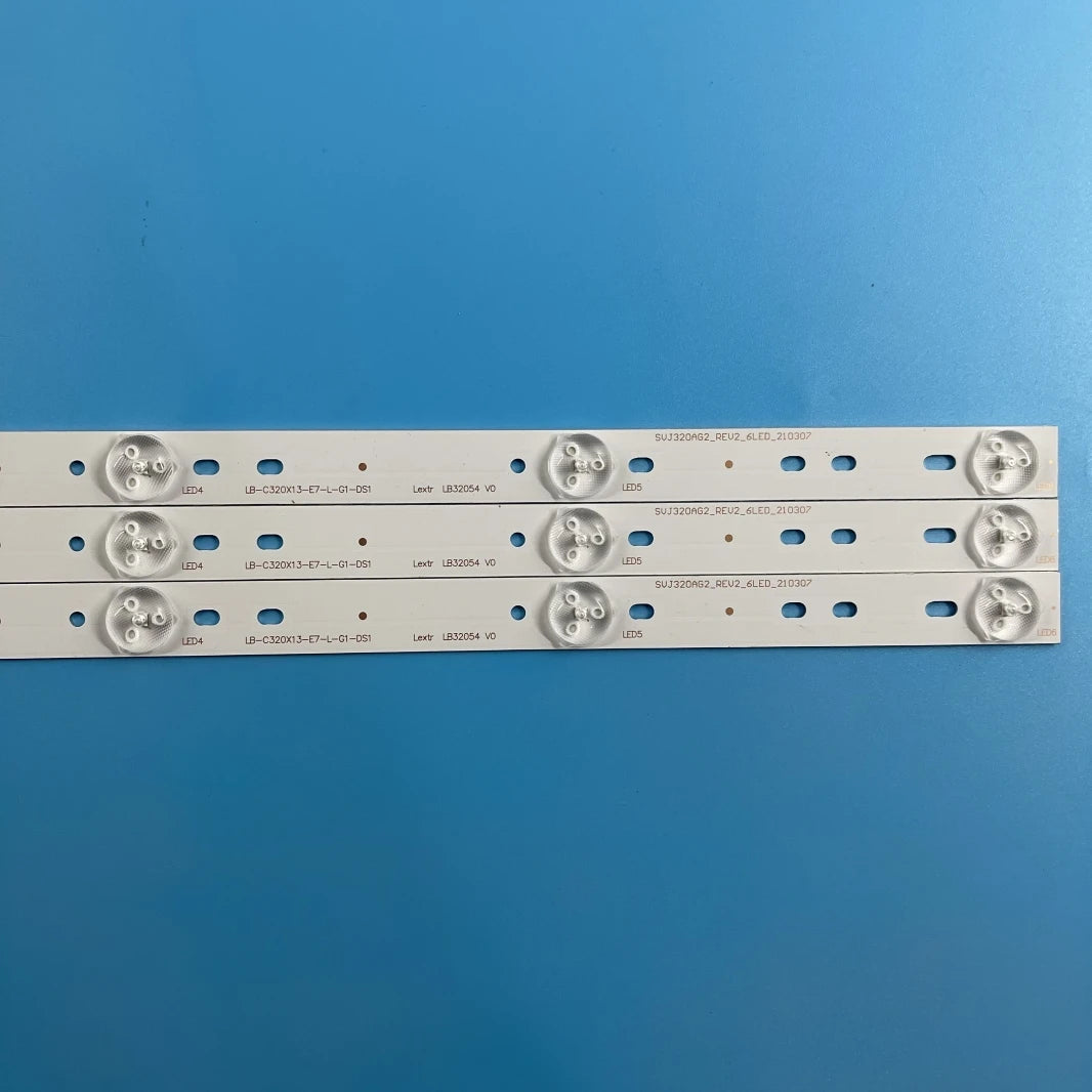 LED TV Illumination For BBK 32LEM-3081/T2C LED Bar Backlight Strip Line Rulers SVJ320AG2-Rev2-6LED-130307 LB-C320X14-E11-H-G1-SE
