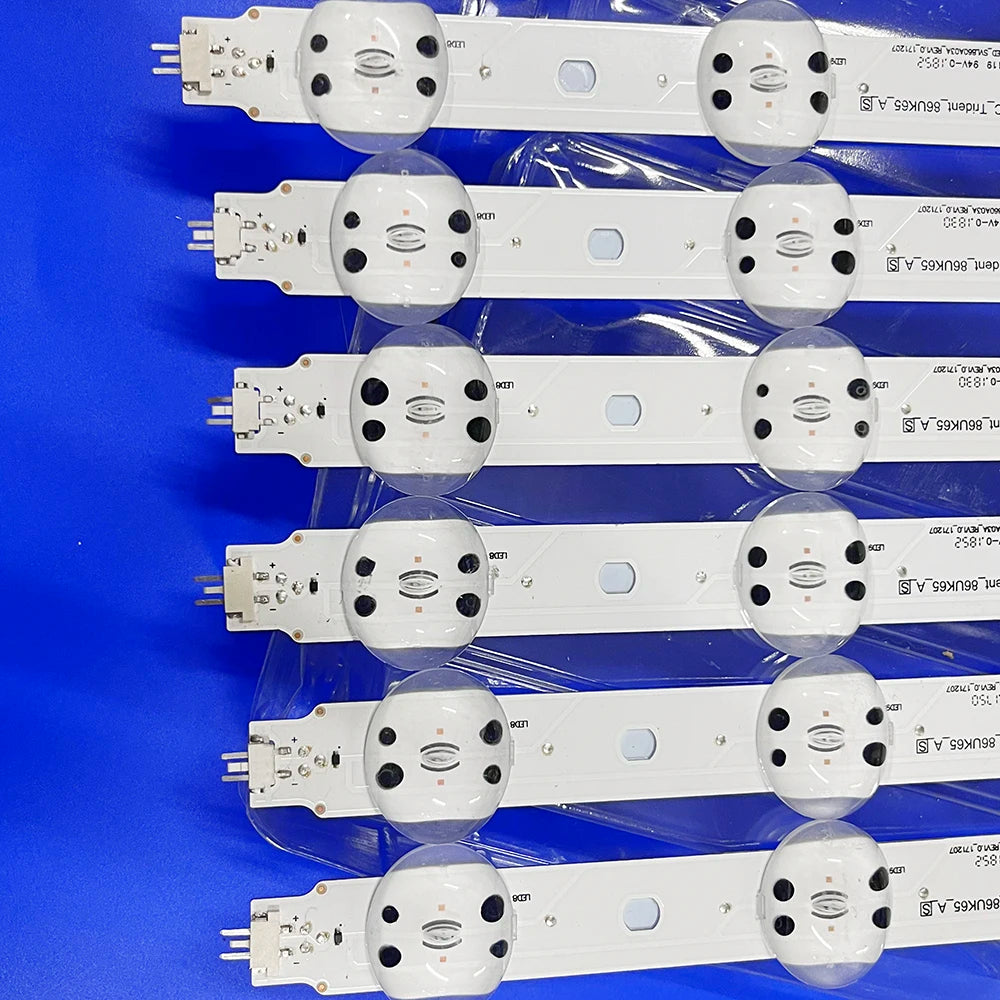 12PCS LED BackLight For 86UK6570PUB 86UM8070AUB 86UM8070PUA 86UN8570AUD SSC_TRIDENT_86UK65 AGM76249001 EAV64092001 EAV64091901