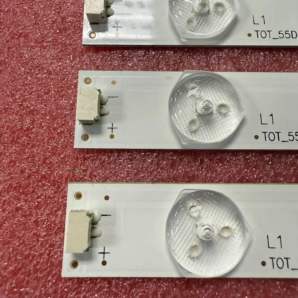 8pcs/set LED strip 7LED for TCL 006-P1K3465A 55D2700 U55C7006X1 B55A758U U55P6006 55UC6306 55UC642 55U6700C LVU550CSOTE2