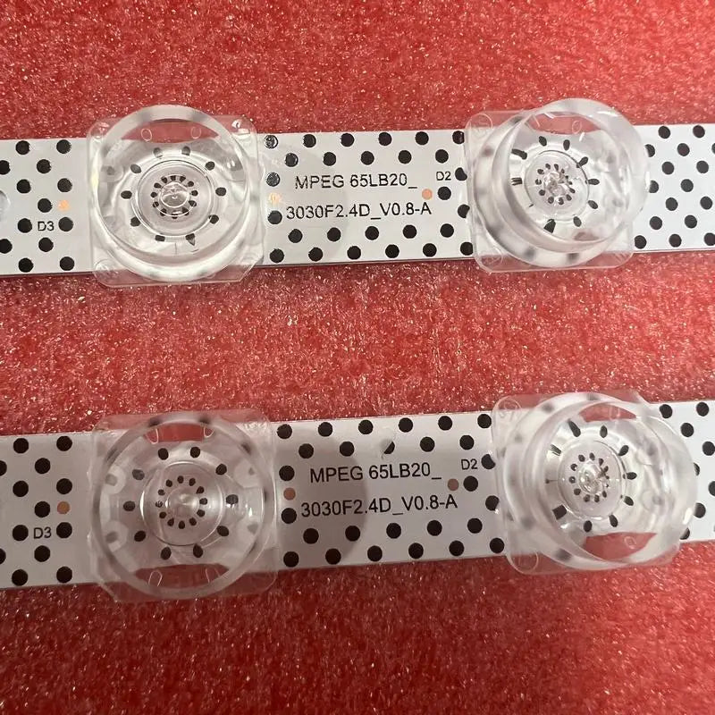 LED Strip(2)18LED For TCL B0101-000582 65S455 65S41 65S451 65S453 65S450F 65v6e 65v6ea 65p63 65S11 65RP630K TCL65LB20_3030F2.4D
