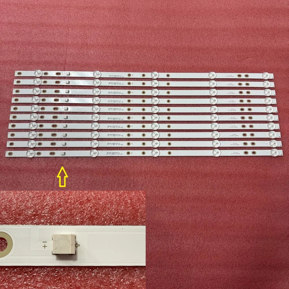 LED Backlight Strip For BBK 55LEX-5022/ft2c 55LEX-6027 55lEX-6039 55BAIRD TI5510DLEDDS 2W2006-DS55M7800-01 DS55M78-DS02-V01