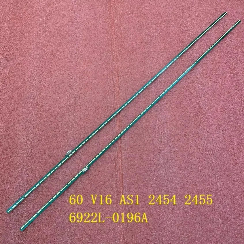 2pcs/set LED Backlight Strip for TV 60UH8509 60UH8507 60UH850V 6922L-0196A 60UH8500 60UH850T 6916L-2455A 2454A LC600EQF DJ F1
