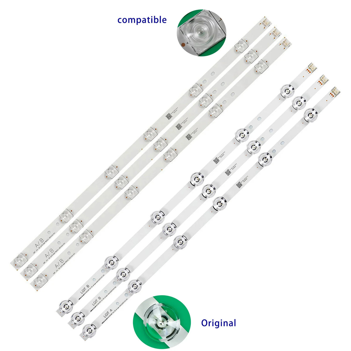 15pcs/5set LED backlight strip for 32LB5800 32LB5610 32LB552B 32LF595B 32LB552U 6920L-0418D 0419D 6916L-1841A 1842A
