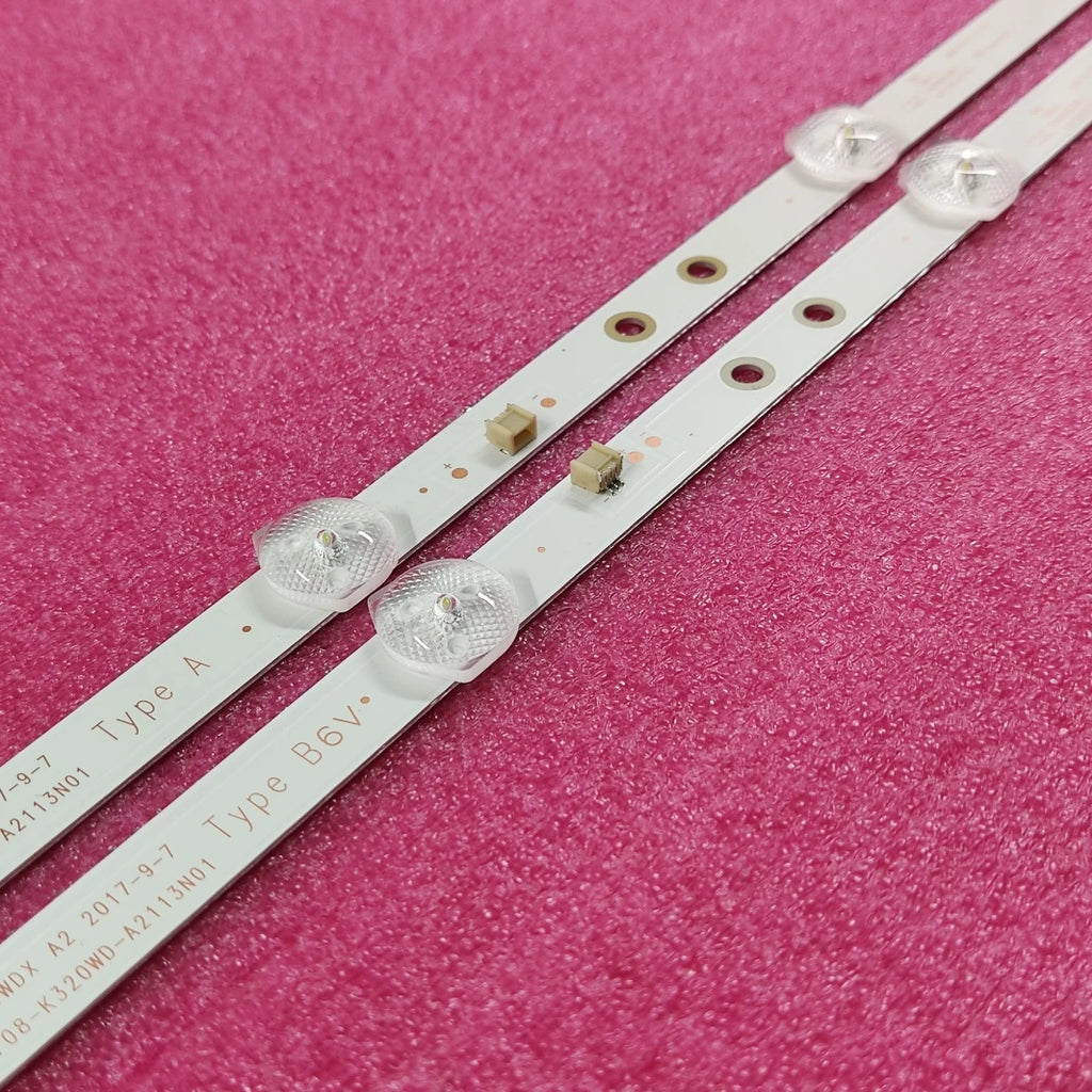LED backlight strip 32PHS4062  TX-32FR250K 32S2855EC 32S2800EV 2T-C32ACSA K320WDX A1 A2 A B Type 4708-K320WD-A2113N01 A1113N11