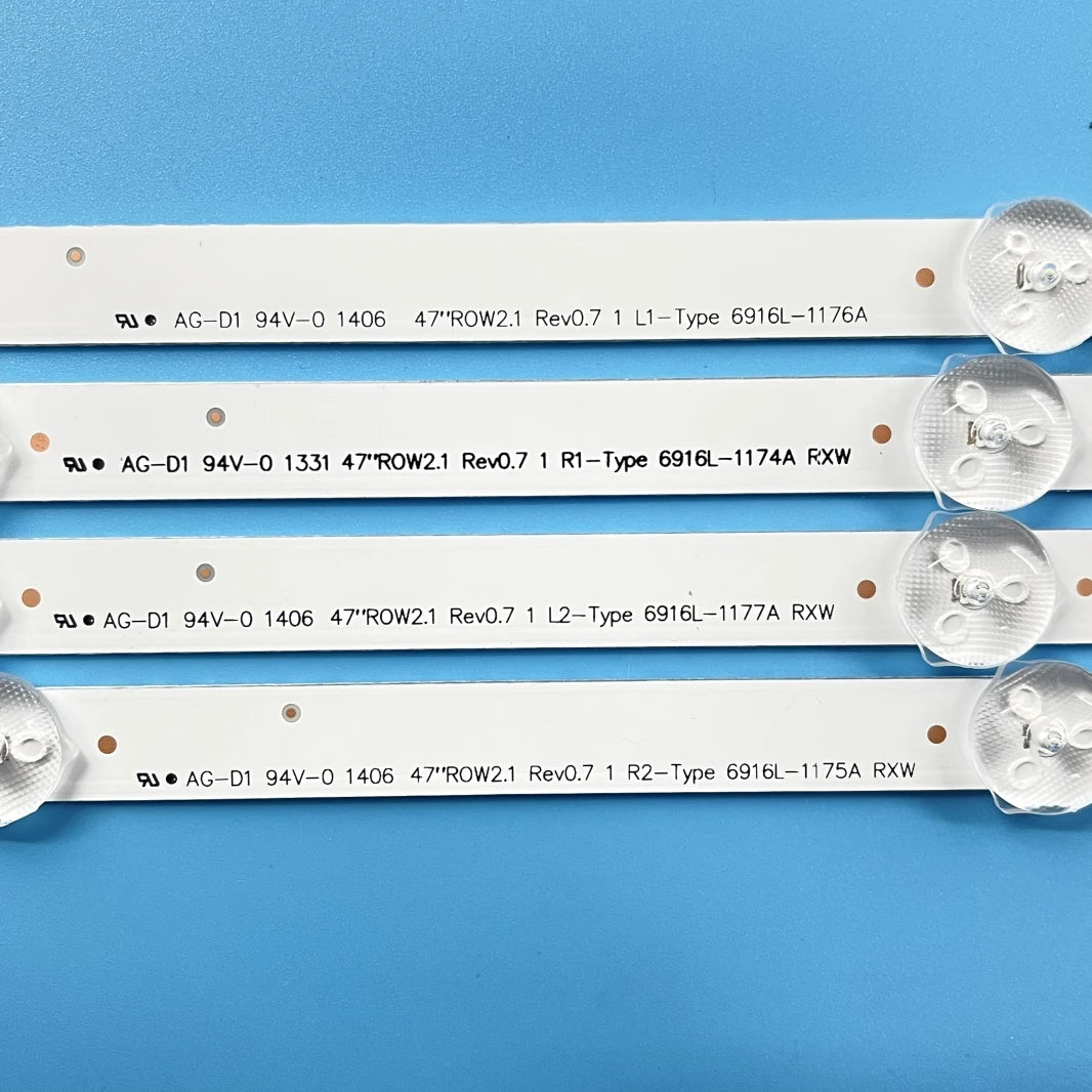 LED Backlight For 47"TV 47LA613S-ZB 47LA6208-ZA 47LA620S-ZA 47LA620V-ZA 47LA6218-ZD 47LA621S-ZD 47LA621V-ZD 47LA616V-ZG