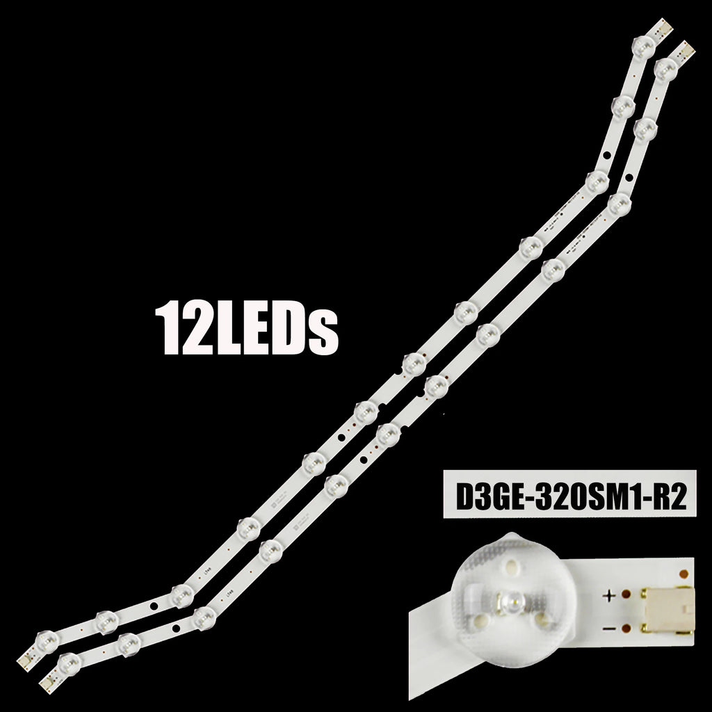 12-LEDs Backlight Strip For BN96-28763A D3GE-320SM1-R2 LM41-00001S BN96-33972A UE32H5303 UE32H5303AK LM41-00001R