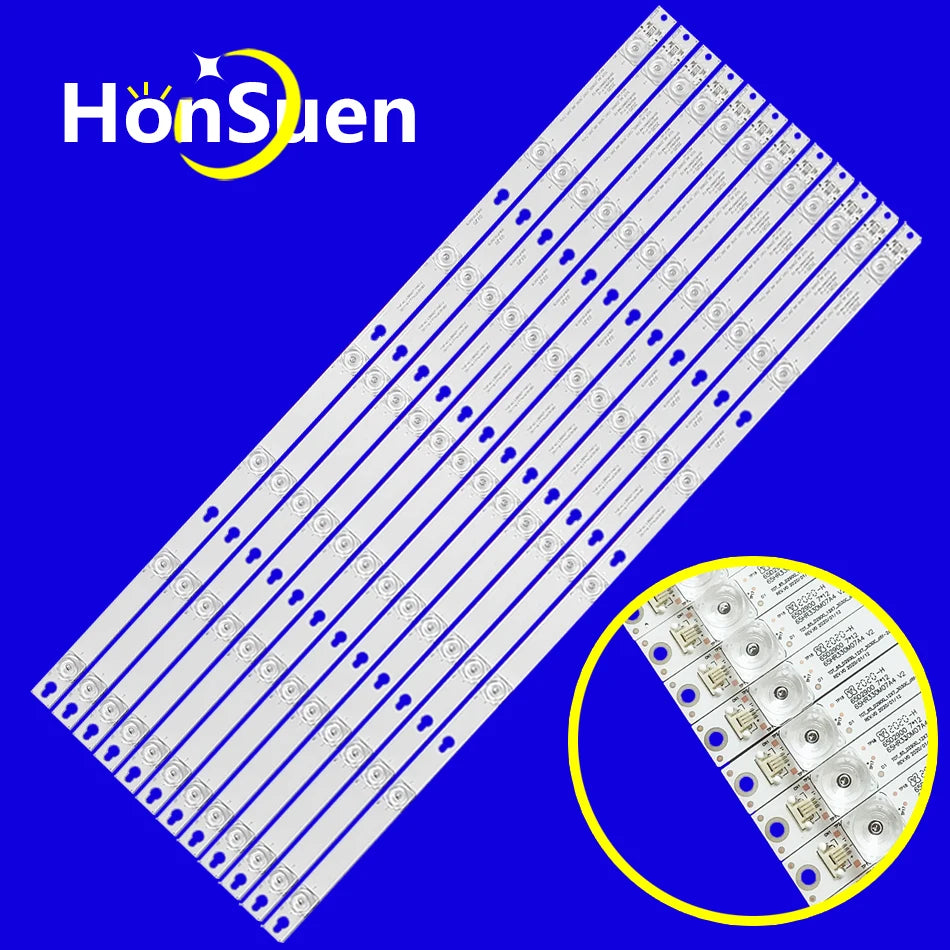 LED Backlight Strip For 006-P1K3507B 65S401 65S405 65S403 TOT_65_D2900_12X7_3030C_D6+-2D1_7S1P 4C-LB6507-YH
