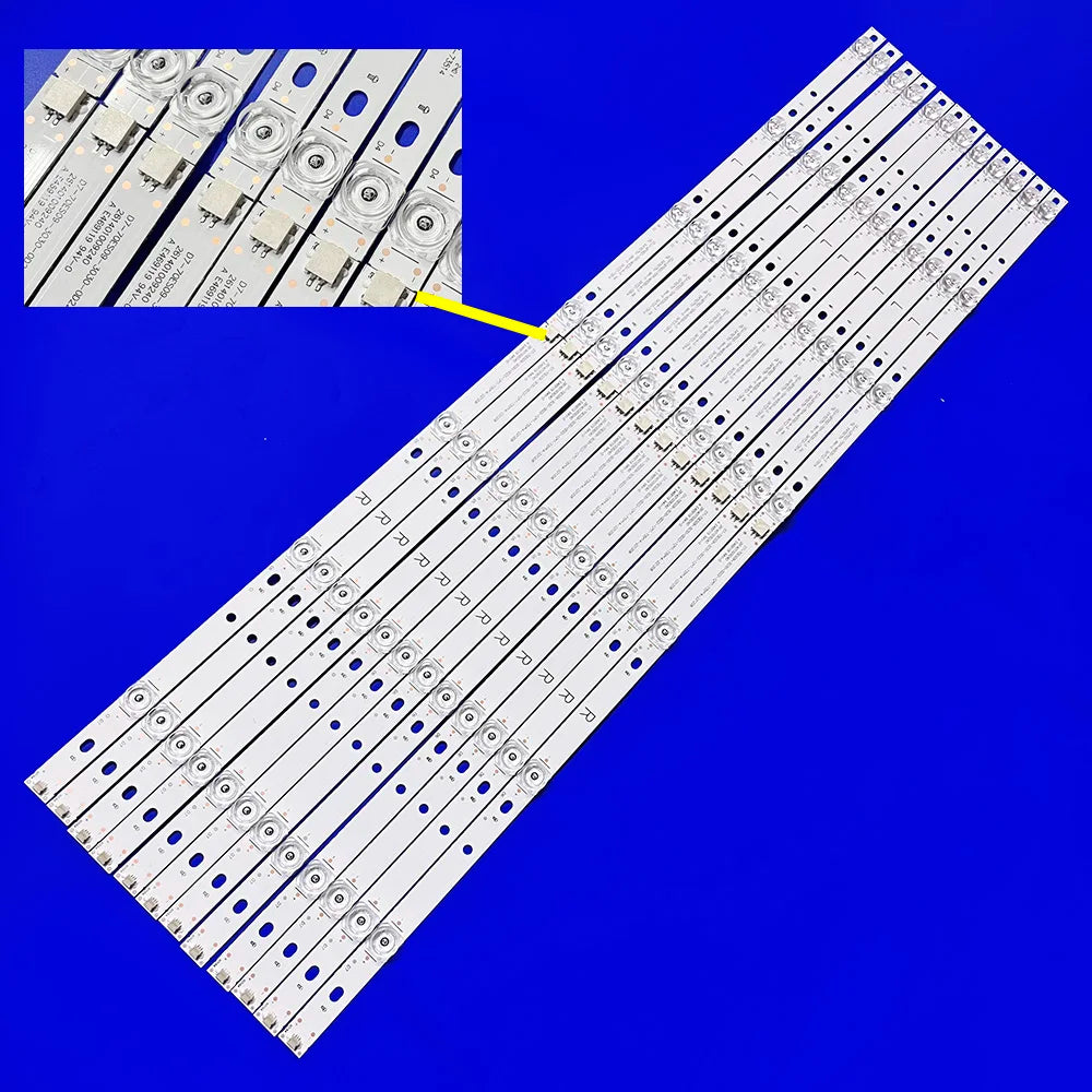 Kit LED Backlight Strips For 07-70ES09 ES29-3030-0D22-12X7-725X14 Philips 70PUS7605/60