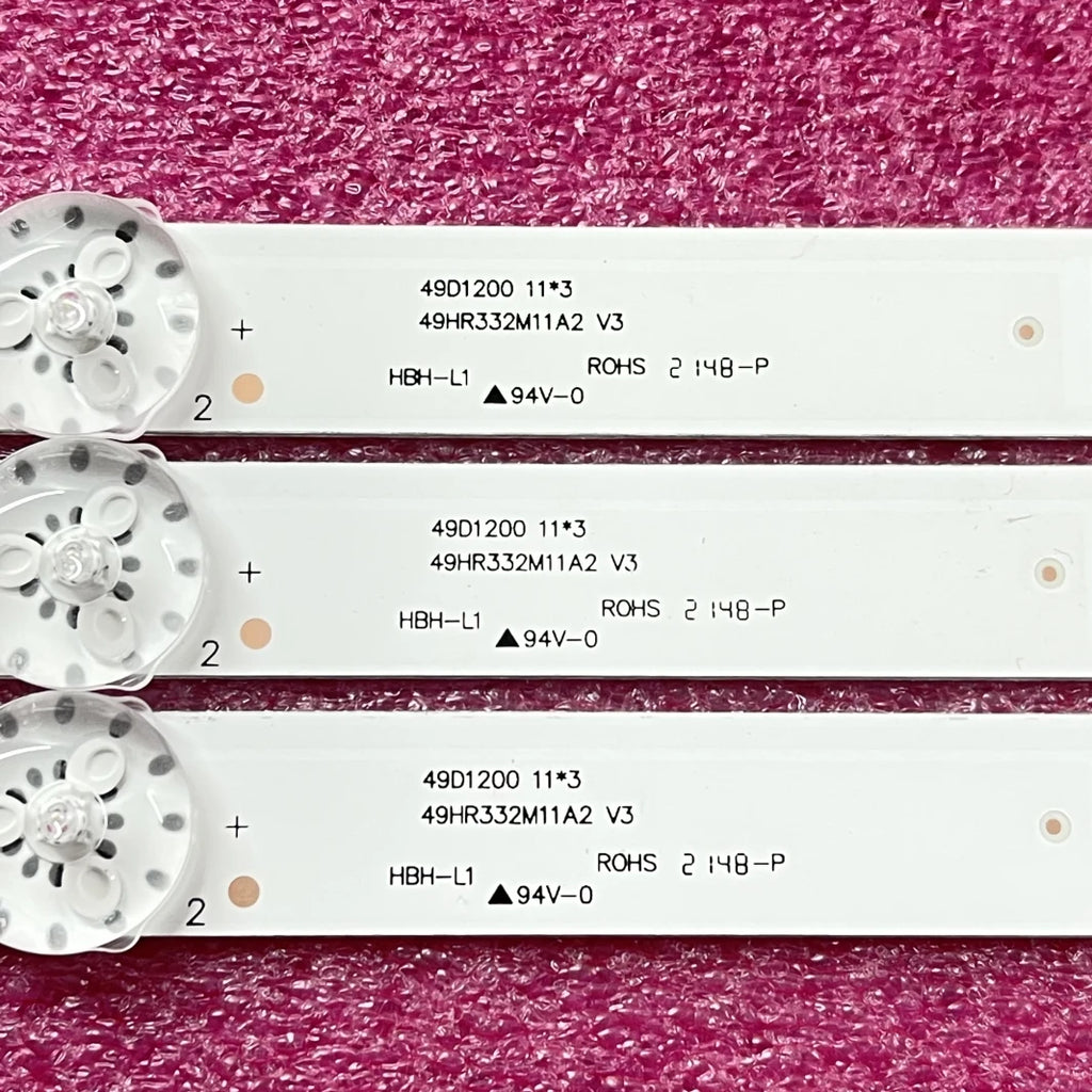 Lámpara LED de TV,T49FSL5130 T49FSE1170  T49FSL6010 49HR332M11A2, 49D1200, 4C-LB490T-HR9, HR-88C23-00045,