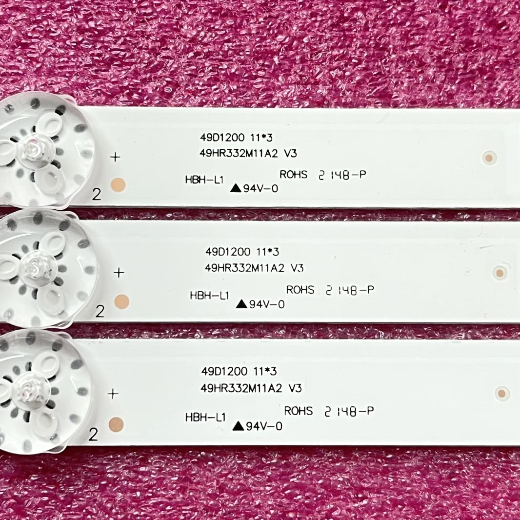 Lámpara LED de TV,T49FSL5130 T49FSE1170  T49FSL6010 49HR332M11A2, 49D1200, 4C-LB490T-HR9, HR-88C23-00045,