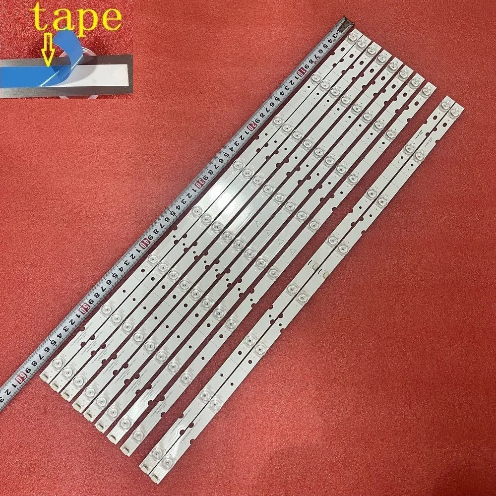10pcs/set LED Backlight Strip For TCL 65D8-3030-8X8EA 65P8S 65S525 65S4 65S525LABA 65S525LBAA 65EP668X1 65EP680 65EP681 65EP682