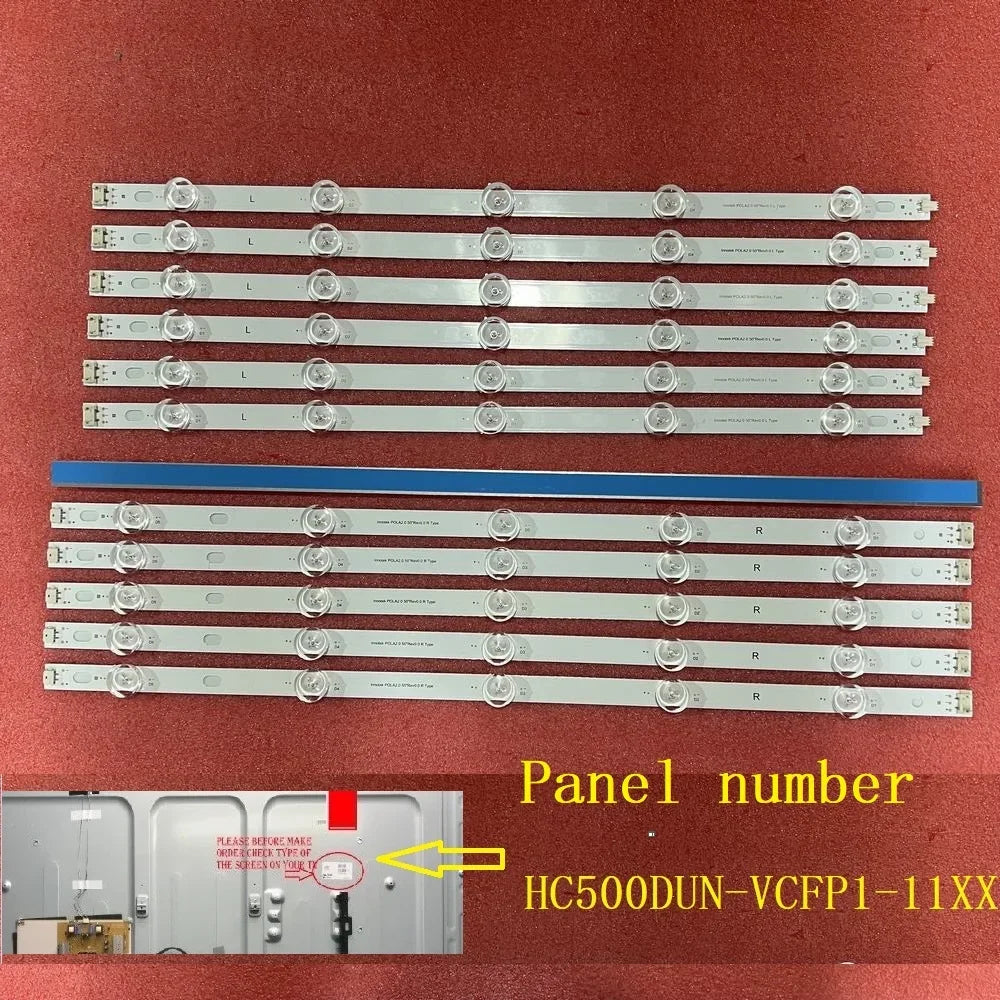 LED backlight strip For 50LN 50LN51 50LN52 50LN53 50LN54 50LN56 50LN57 POLA 2.0 50 R L AGF78182801 HC500DUN-VCFP1-11XX