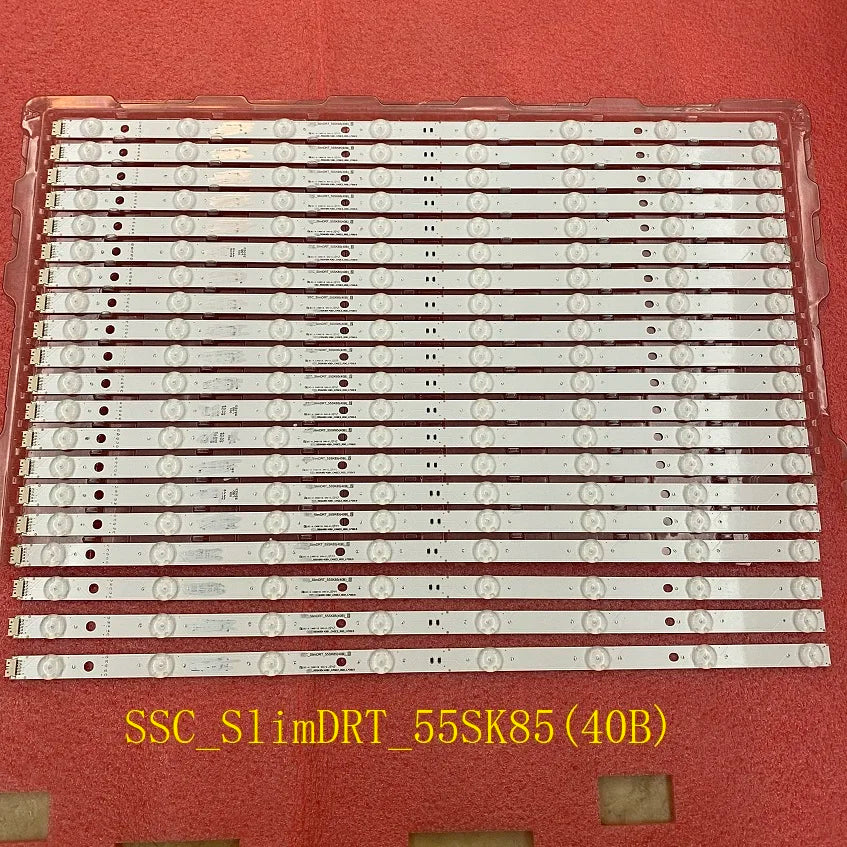 LED Strips For 55SM9010PLA 55SM9010 55SK8500PSA 55SK8500 SSC_SlimDRT_55SK85(40B)_CASE2 55SK85-8LED 55SK8500PLA